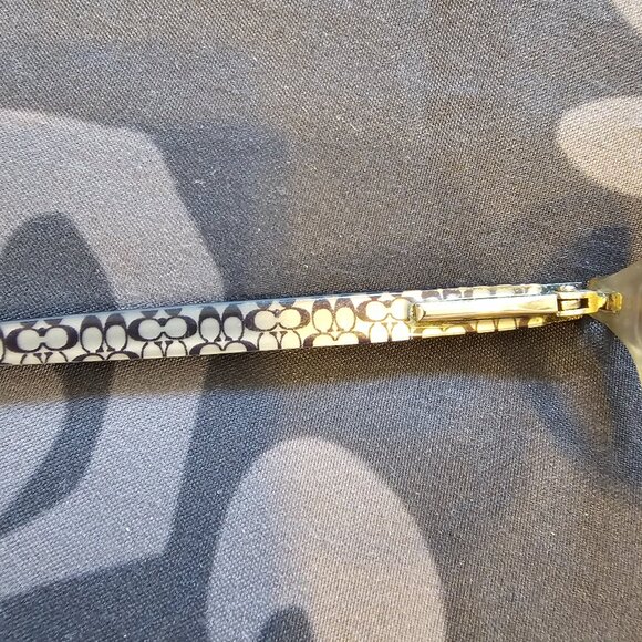 COACH LIZZIE (514) Eyeglasses 135mm Black Small Patterned - Picture 5 of 5